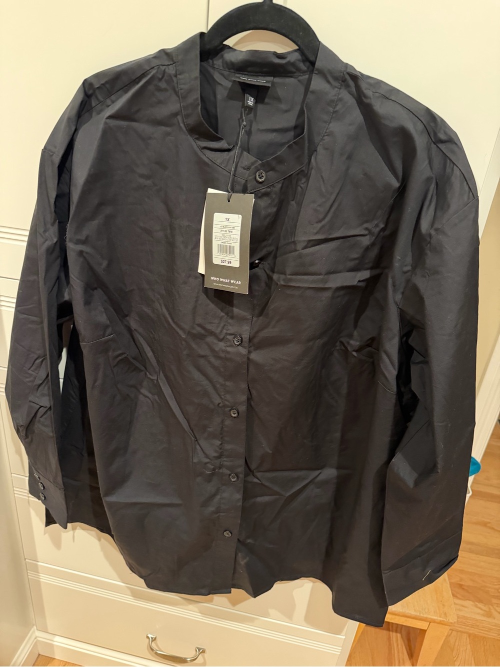 NWT Women’s Black Button-Front Jacket